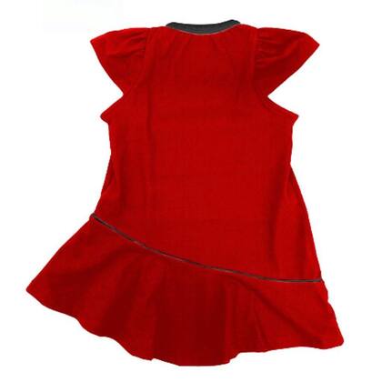 Imagem de Vestido Bebê ao Infantil Flamengo Vermelho Onda Oficial