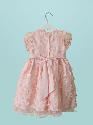 Imagem de Vestido Bebê Bordado Primavera Festa - Roupa Infantil Elegante para Meninas