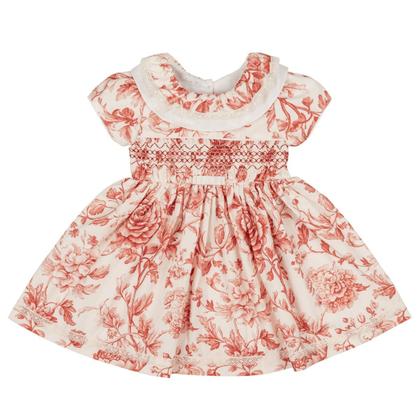 Imagem de Vestido Bebê Floral Algodão Festa Luxo Menina Papilloo