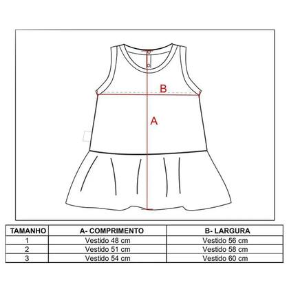 Imagem de Vestido Bebê Gremio Regata Baby Oficial Revedor