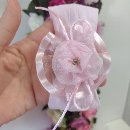 Imagem de Vestido Bebe Infantil Festa Casamento Luxo Faixa Cabelo