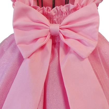 Imagem de Vestido Bebe Infantil Festa Casamento Luxo Faixa Cabelo