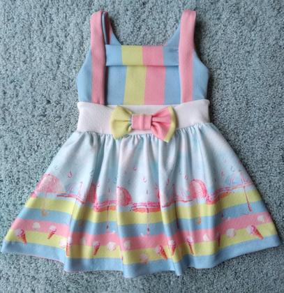 Imagem de Vestido Bebê Regata Guarda Chuvas Alekids