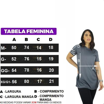 Imagem de Vestido Blusão Camisão Feminino Academia Dry Fit Fitness