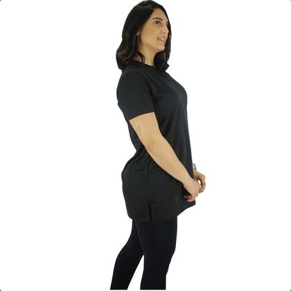 Imagem de Vestido Blusão Camisão Feminino Academia Dry Fit Fitness