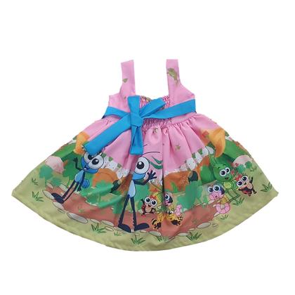 Imagem de Vestido Bob zoom rosa infantil e  Juvenil festa meninas