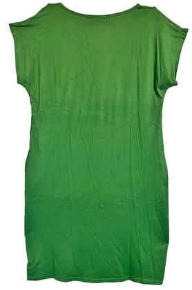 Imagem de vestido camisão midi plus size feminino evangelico elegante manga curta sem bojo moda soltinho com bolso ref 2745