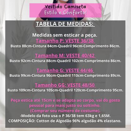 Vestido Camiseta Blusão Feminino Curto Bolsos Algodão - MADALIH Moda Feminina Imagem de Vestido Camiseta Blusão Feminino Curto Bolsos Algodão