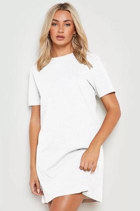 Imagem de Vestido Camisetão Roupa Blusao Feminino Camisa Mulheres Top