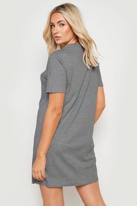 Imagem de Vestido Camisetão Roupa Blusao Feminino Camisa Mulheres Top