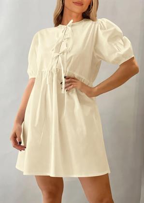 Imagem de Vestido casual de verão PRETTYGARDEN 2025 de manga curta para mulheres