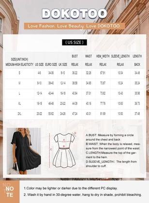 Imagem de Vestido casual Dokotoo Primavera Verão com decote em V A Line Azul Plus Size