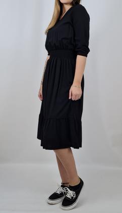 Imagem de Vestido Chloe Pretty Girl Preto 100% Viscose Feminino Blufera Jeans 21521-10