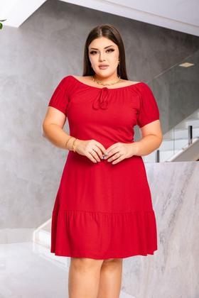 Imagem de Vestido Ciganinha Midi Feminino Casual Diversas Cores