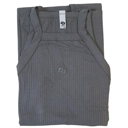 Imagem de Vestido Colcci Longo Canelado Com Fenda Lateral