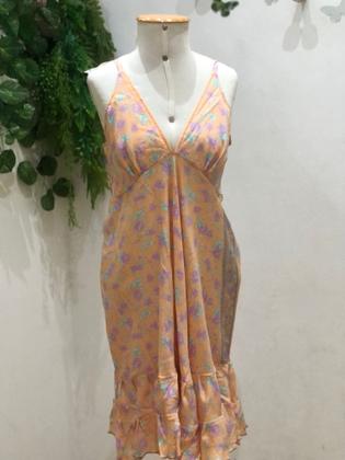 Imagem de Vestido curto Alcinhas Salmão- Palak