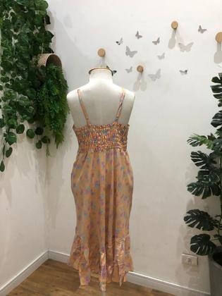 Imagem de Vestido curto Alcinhas Salmão- Palak