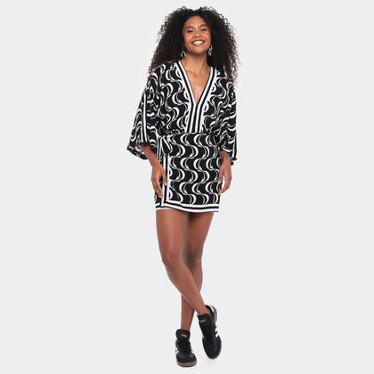 Imagem de Vestido Curto Farm Peixe Copa Feminino