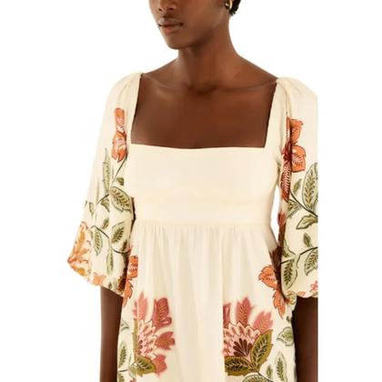 Imagem de Vestido Curto Manga Estampado Floral Juliana - 342011