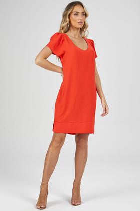 Imagem de Vestido Curto PKS Decote V Laranja