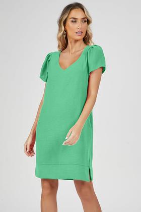 Imagem de Vestido Curto PKS Decote V verde claro