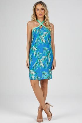 Imagem de Vestido Curto PKS Estampado Azul