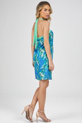 Imagem de Vestido Curto PKS Estampado Azul