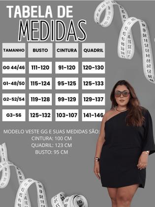 Imagem de Vestido Curto Preto Plus Size Soltinho Ajustável Mula Manca Modelador Casual Festa Elegante