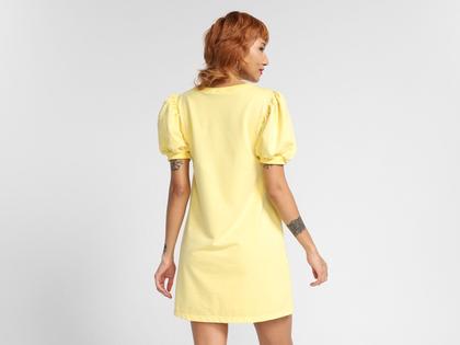 Imagem de Vestido Curto Vista Magalu Moletom Manga Bufante