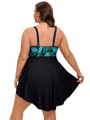 Imagem de Vestido de banho Tankini feminino Arolina plus size 2025