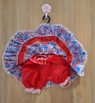 Imagem de Vestido de Bebê Infantil Temático de Festa Junina Diversas Cores e Estampas