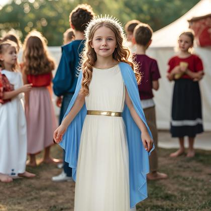 Imagem de Vestido de cosplay infantil Costume JEGERMIG para Halloween Mary