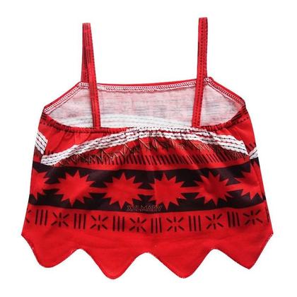 Imagem de Vestido de Cosplay Moana para Meninas - Fantasia de Princesa com Colar e Peruca para Halloween e Carnaval