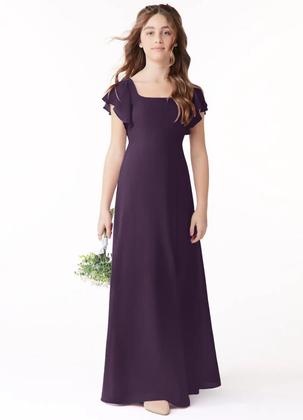 Imagem de Vestido de dama de honra Jirocum JR001 para casamento Plum Girl 8Y