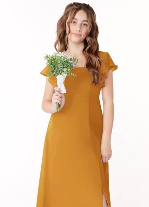 Imagem de Vestido de dama de honra Jirocum Little Girls Chiffon Long JR001