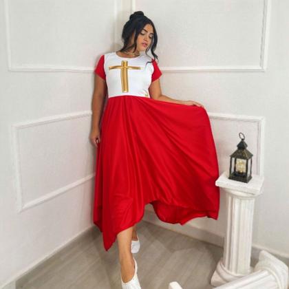 Imagem de Vestido de Dança Coreografia Cruz Moda Evangélica