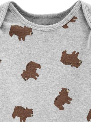 Imagem de Vestido de dormir Simple Joys by Carter's, pacote com 3 unidades de algodão, de 0 a 3 meses