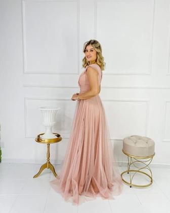 Imagem de Vestido De Festa Brilhante Casamento Madrinhas Mãe Noiva