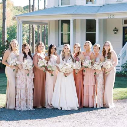 Imagem de Vestido de formatura Dessiny Sky Blue Chiffon em camadas com alças espaguete