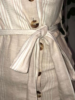 Imagem de Vestido de linho listrado kitson