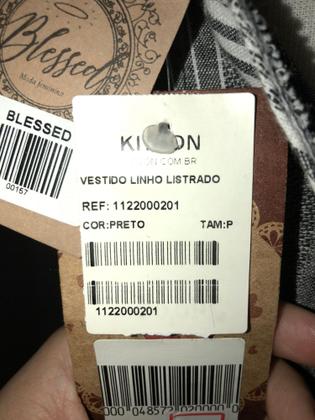 Imagem de Vestido de linho listrado kitson