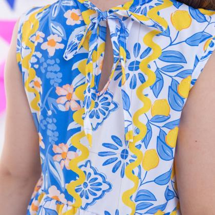 Imagem de Vestido de Menina Infantil Juvenil Estampado Casual