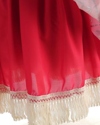 Imagem de Vestido de princesa Krrzi para meninas com acessórios, fantasia de festa