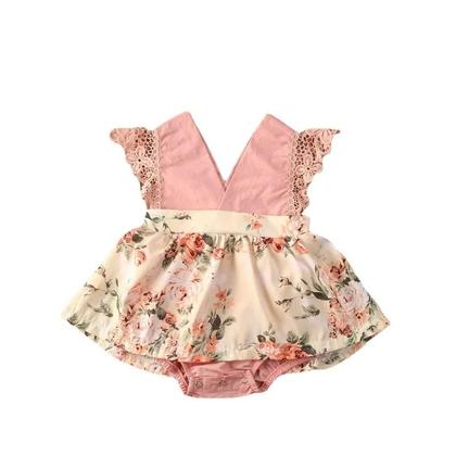 Imagem de Vestido de Renda Vermelha com Saia de Princesa para Bebês - Conjunto 2 Peças