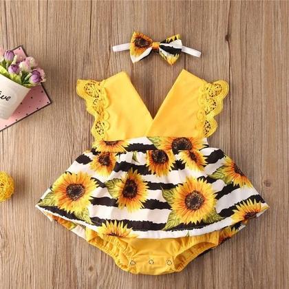 Imagem de Vestido de Renda Vermelha com Saia de Princesa para Bebês - Conjunto 2 Peças