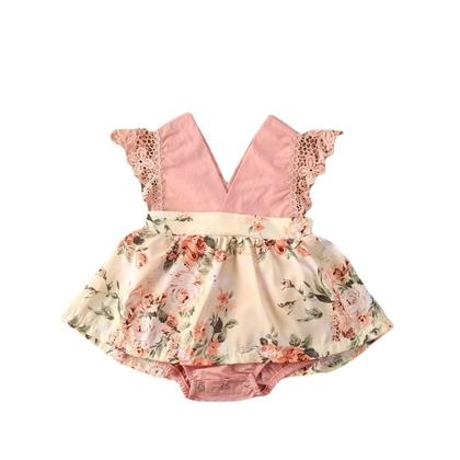 Imagem de Vestido de Renda Vermelha com Saia de Princesa para Bebês - Conjunto 2 Peças