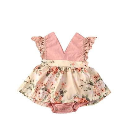 Imagem de Vestido de Renda Vermelha com Saia de Princesa para Bebês - Conjunto 2 Peças