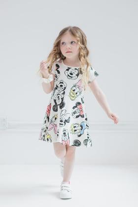 Imagem de Vestido de skatista Disney Mickey Mouse Minnie Mouse 4T para meninas