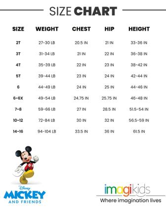 Imagem de Vestido de skatista Disney Mickey Mouse Minnie Mouse 4T para meninas