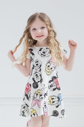Imagem de Vestido de skatista Disney Mickey Mouse Minnie Mouse 4T para meninas